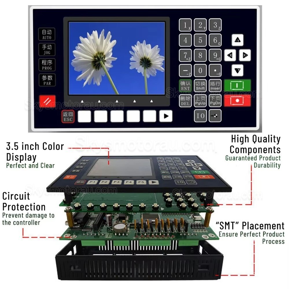 2/3/4 Axis CNC Motion Controller TC5521V/TC5531V/TC5541V Programmable Servo/Stepper Motor Controller